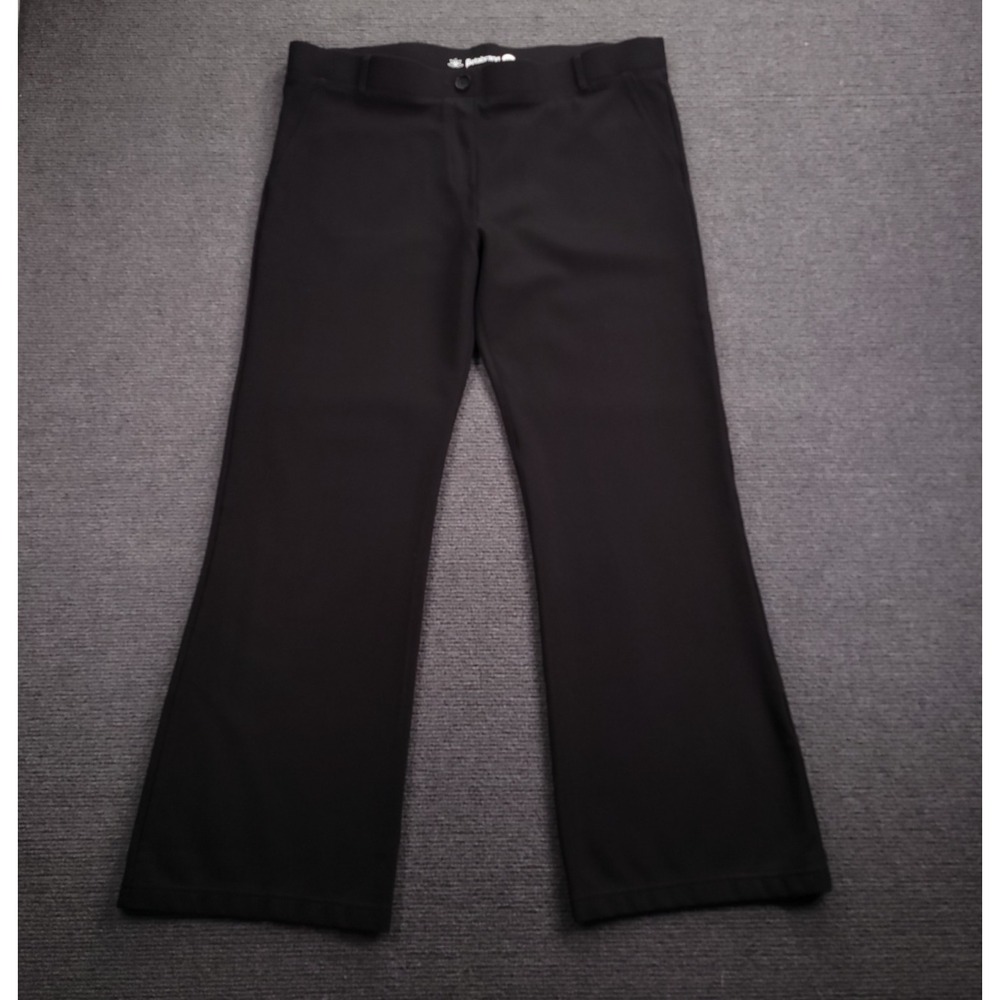 BETABRAND Pants Size XXL Petite Black Bootcut Two Pocket Ponte Dress Yoga - Picture 2 of 11